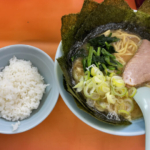 鹿島家　海苔ラーメン太麺とライス